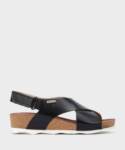 Wedges and platforms | MAHON W9E-0912 | BLACK | Pikolinos