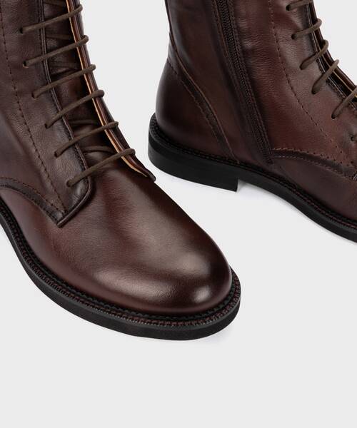 Flat Booties | DEVA W2L-8749 | CAOBA | Pikolinos