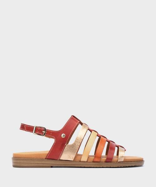 Sandalias planas | FORMENTERA W8Q-0799C3 | CORAL | Pikolinos