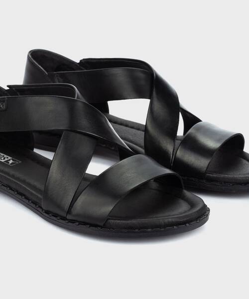 Sandalias planas | ALGAR W0X-0552 | BLACK | Pikolinos