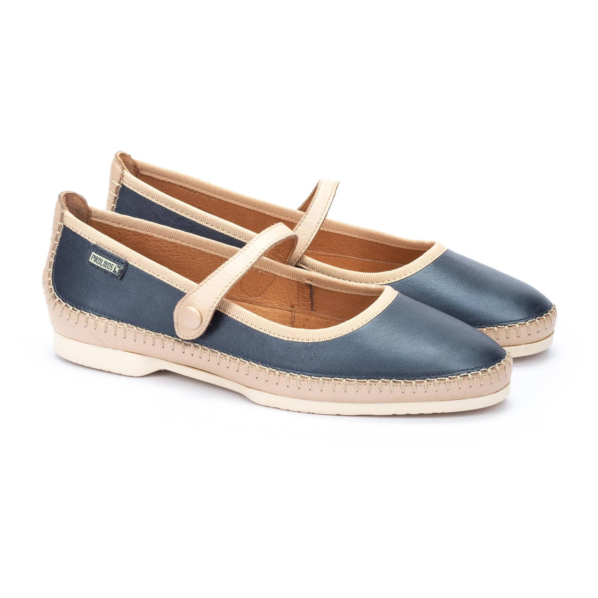 Ballet flats | AGUILAS W6T-2591CPC2, BLUE, large image number 20-W6T-2591CPC2_300_Pikolinos_AGUILAS_BLUE_full.jpg | null