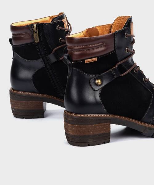 Heeled Booties | SAN SEBASTIA W1T-8979C1 | BLACK | Pikolinos
