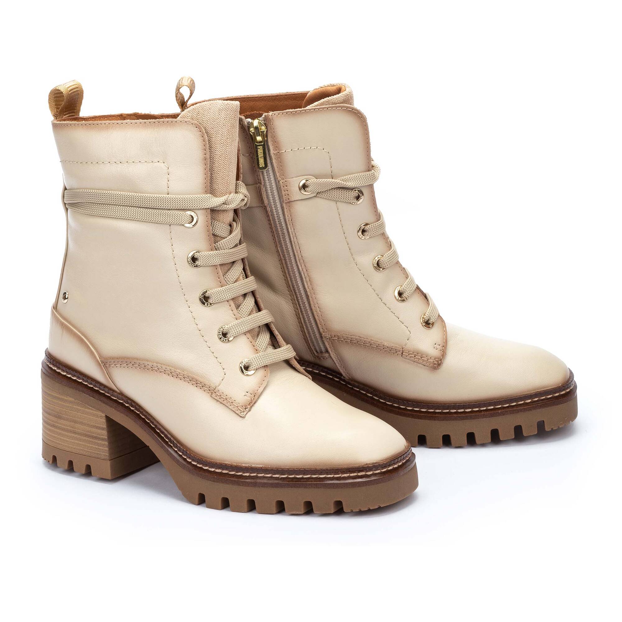 Botines de tac&oacute;n | VALLADOLID W5D-8698C1, MARFIL, large image number 100-W5D-8698C1_807_Pikolinos_VALLADOLID_MARFIL_full.jpg | null