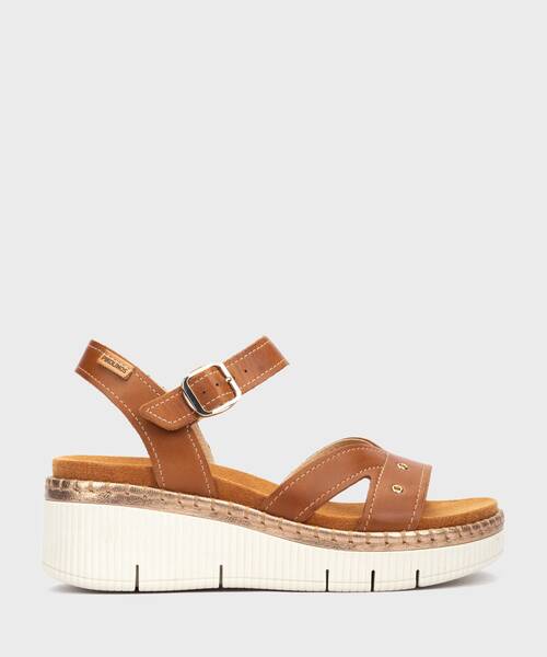 Keilabsatz & Plateau | GOMERA W0K-0826C1 | BRANDY | Pikolinos