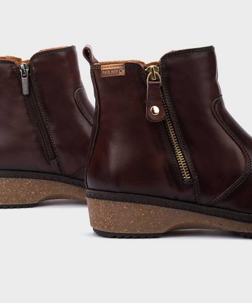 Botines Planos | GRANADA W0W-8988 | CAOBA | Pikolinos