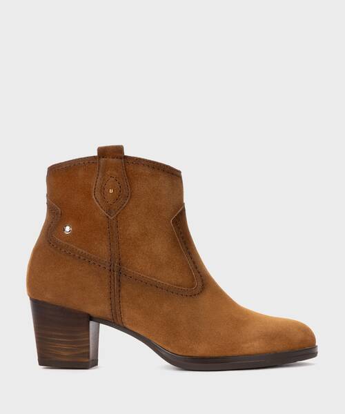 Stiefeletten mit Absatz | ZAMORA W0E-8731SE | BRANDY | Pikolinos