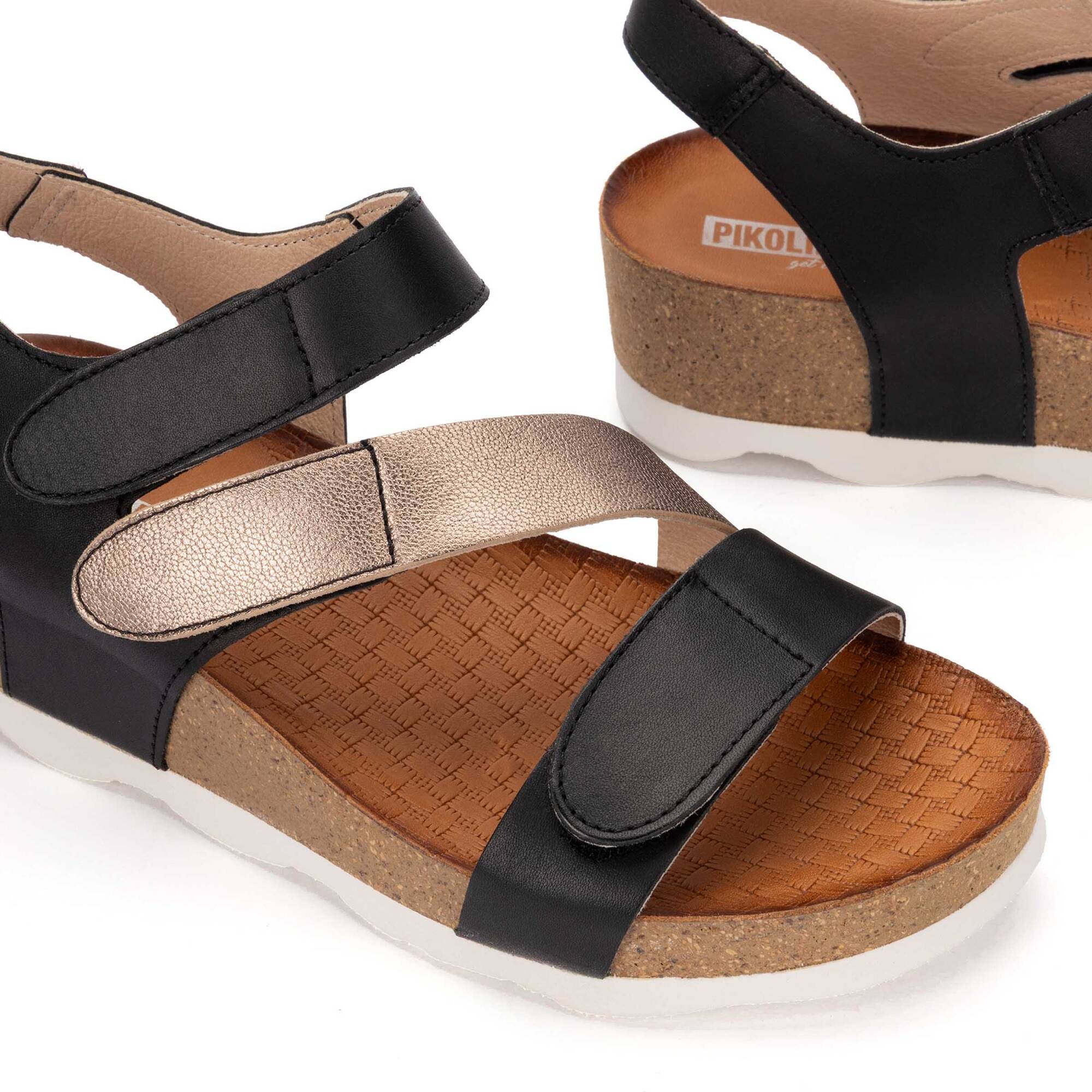 Wedges | MAHON W9E-0889C1, BLACK, large image number 60-W9E-0889C1_000_Pikolinos_MAHON_BLACK_full.jpg | null