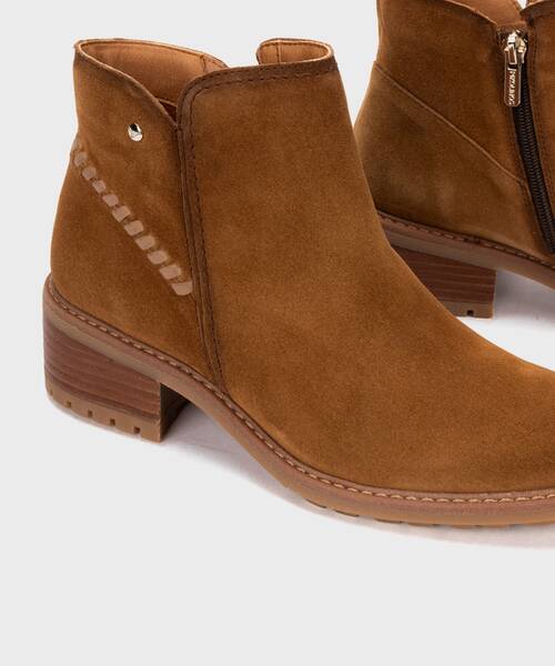 Botines con Tac&oacute;n | MEDINA W0D-8871SE | BRANDY | Pikolinos