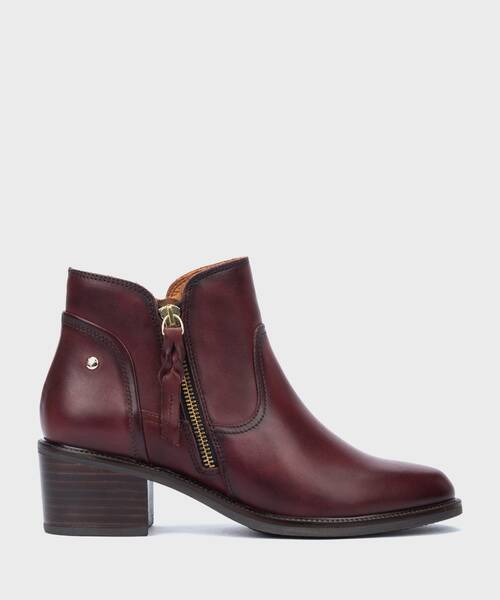 Botines con Tacón | BACAROT W2D-8674 | GARNET | Pikolinos