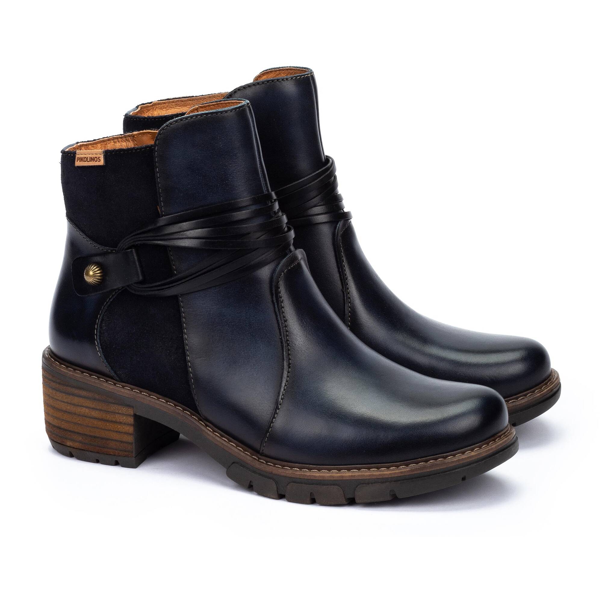 Heeled Booties | SAN SEBASTIA W1T-8906C2, BLUE, large image number 20-W1T-8906C2_300_Pikolinos_SAN_SEBASTIA_BLUE_full.jpg | null