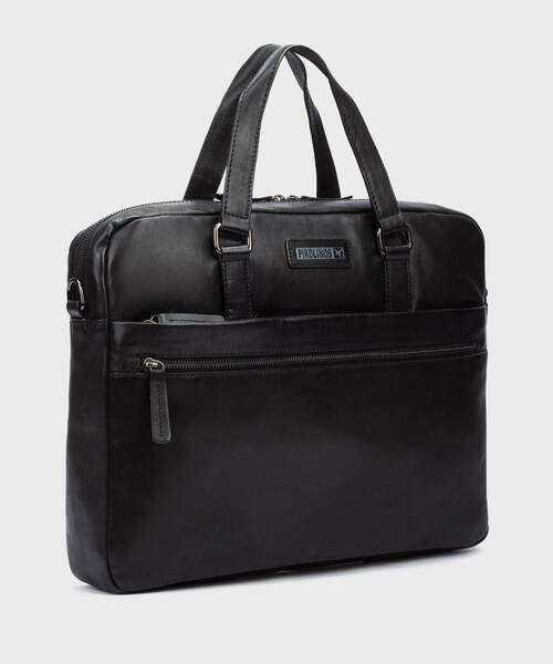 Men's briefcases | BELMONTE MHA-870 | BLACK | Pikolinos
