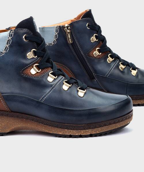 Flat Booties | GRANADA W0W-8676C1 | BLUE | Pikolinos