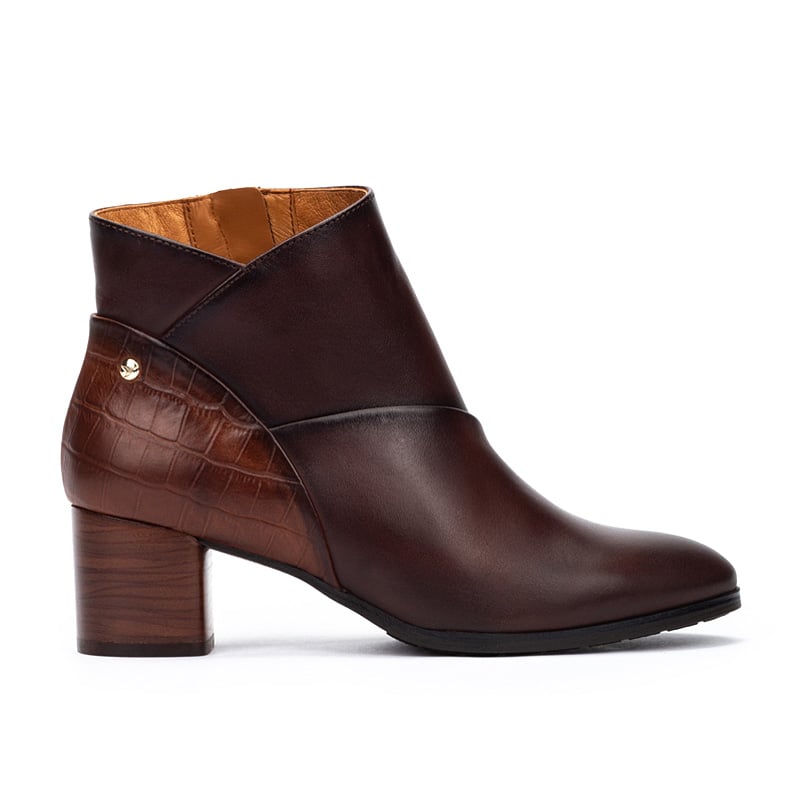 Pikolinos Botines de tacón de piel CALAFAT W1Z