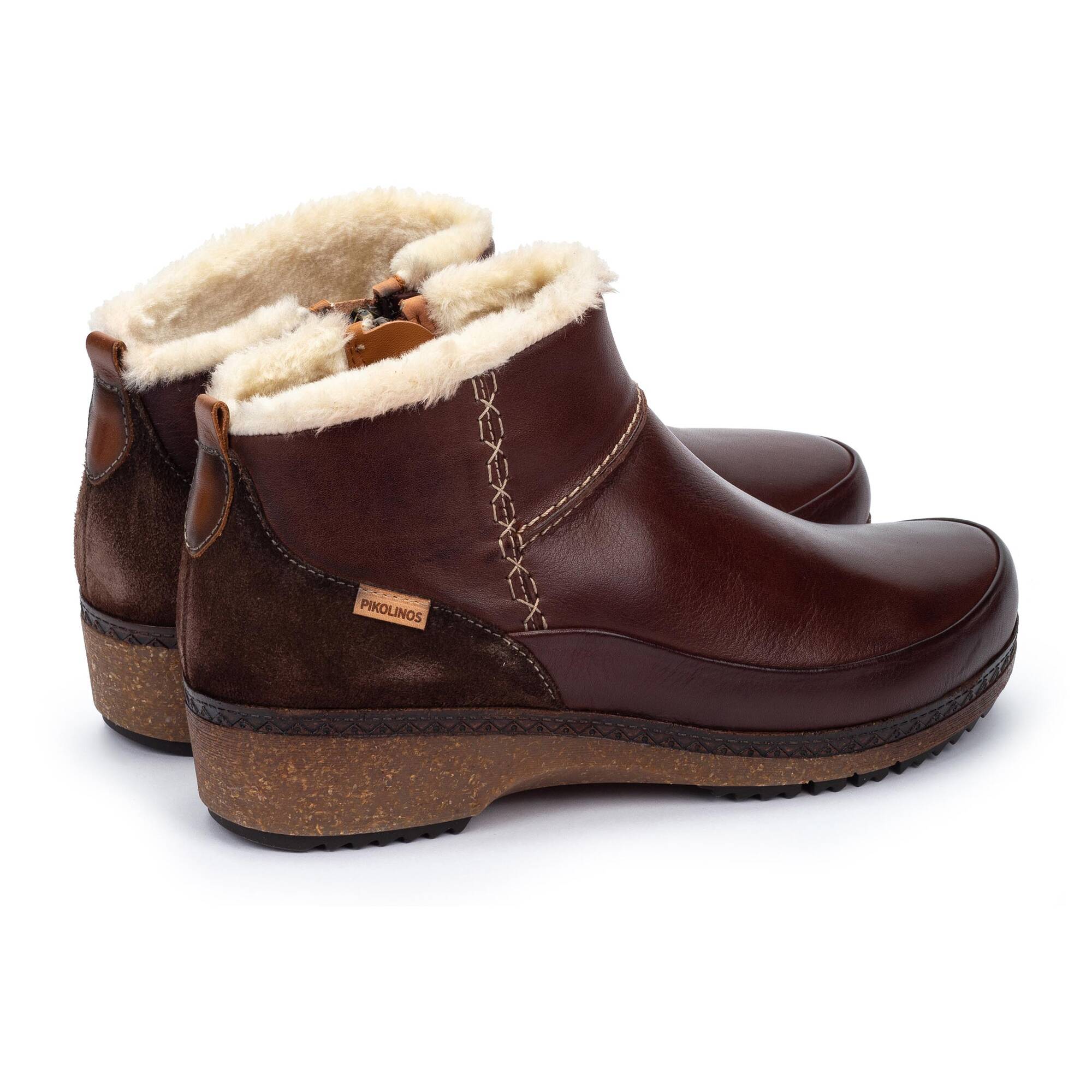 Flat ankle boots | GRANADA W0W-8827C1, CAOBA, large image number 30-W0W-8827C1_130_Pikolinos_GRANADA_CAOBA_full.jpg | null