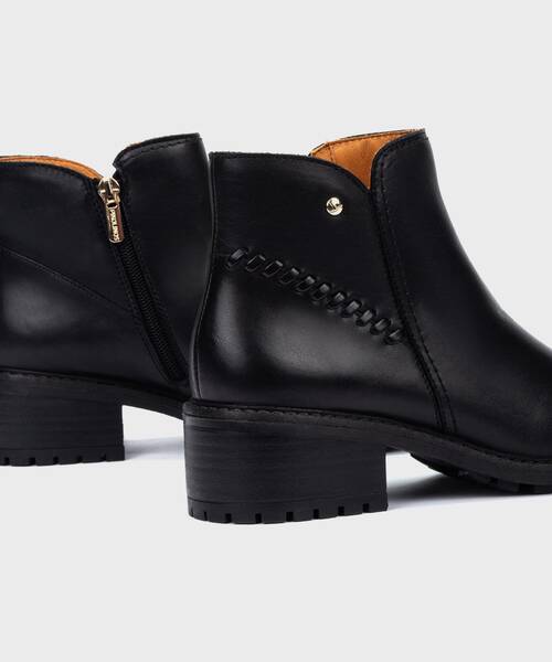 Heeled ankle boots | MEDINA W0D-8871 | BLACK | Pikolinos