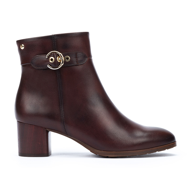 Pikolinos Botines de tacón de piel CALAFAT W1Z