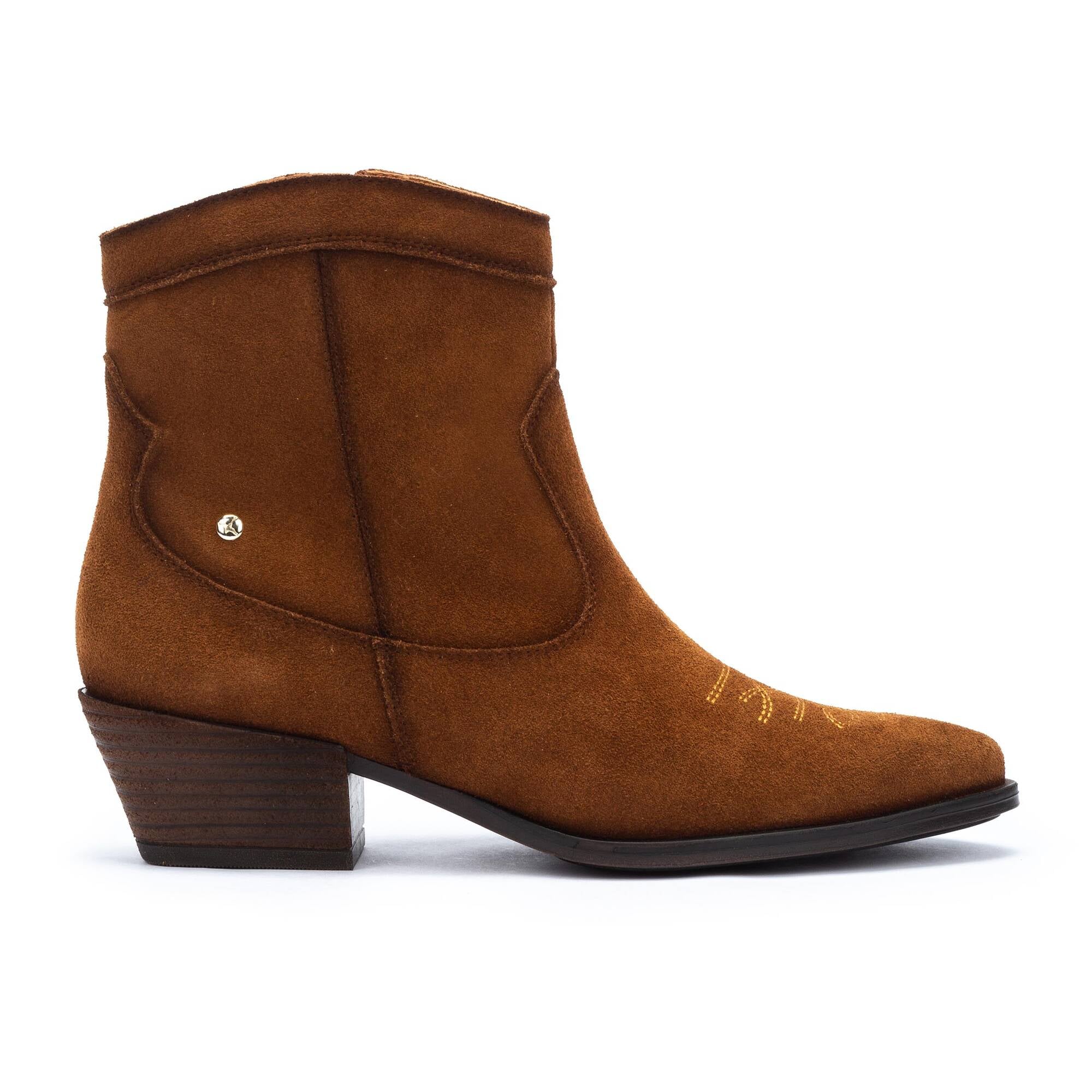Women's western suede ankle boot VERGEL W5Z-8975 | Outlet PIKOLINOS