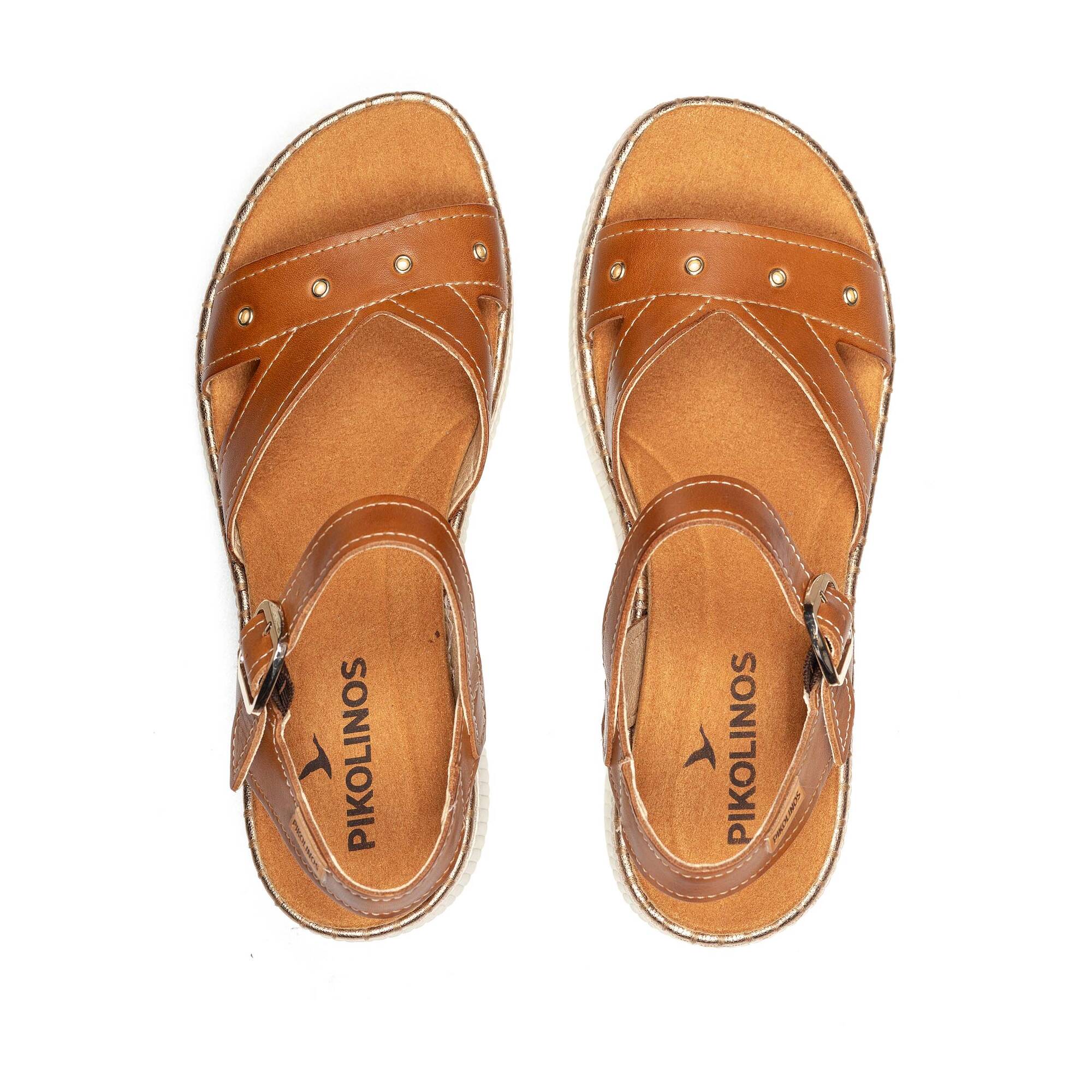 Keilabsatz & Plateau | GOMERA W0K-0826C1, BRANDY, large image number 100-W0K-0826C1_250_Pikolinos_GOMERA_BRANDY_full.jpg | null