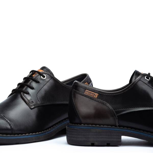 Zapatos vestir | YORK M2M-4076, BLACK, large image number 60 | null