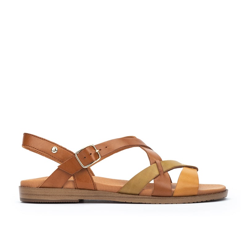 Pikolinos Sandalias planas de piel FORMENTERA W8Q