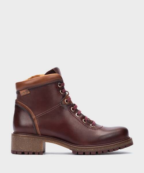 Botines planos | ASPE PKW9Z-8694C1 | CAOBA | Pikolinos