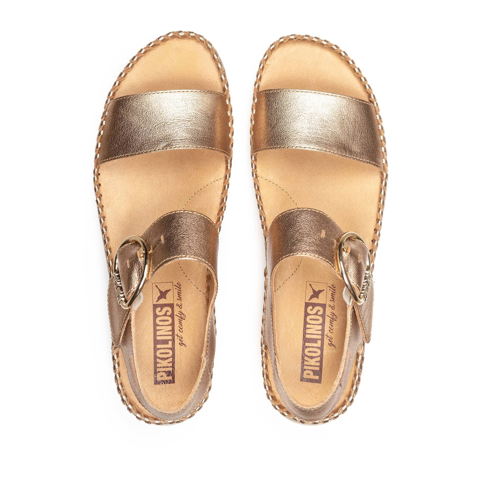 Wedges | MARINA W1C-0709CL, CHAMPAGNE, large image number 100-W1C-0709CL_798_Pikolinos_MARINA_CHAMPAGNE_full.jpg | null