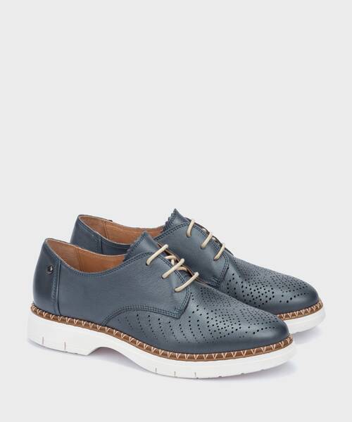 Platte schoenen | HENARES W1A-4816CP | BLUE | Pikolinos