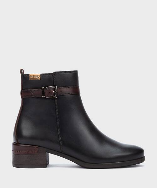 Heeled ankle boots | MALAGA W6W-8622C1 | BLACK | Pikolinos