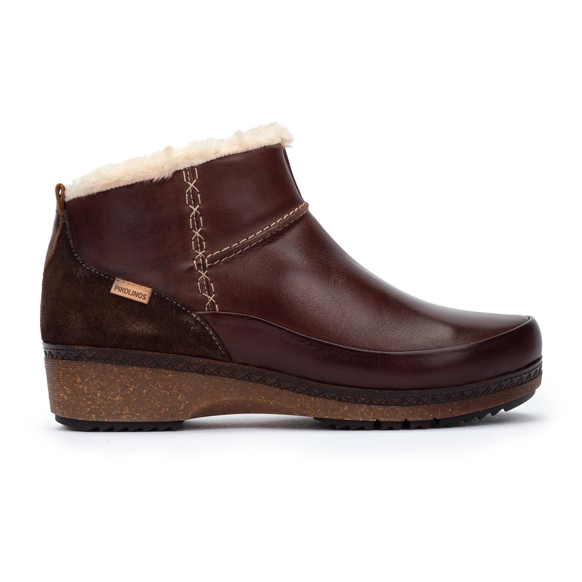 Flat ankle boots | GRANADA W0W-8827C1, CAOBA, large image number 10-W0W-8827C1_130_Pikolinos_GRANADA_CAOBA_full.jpg | null