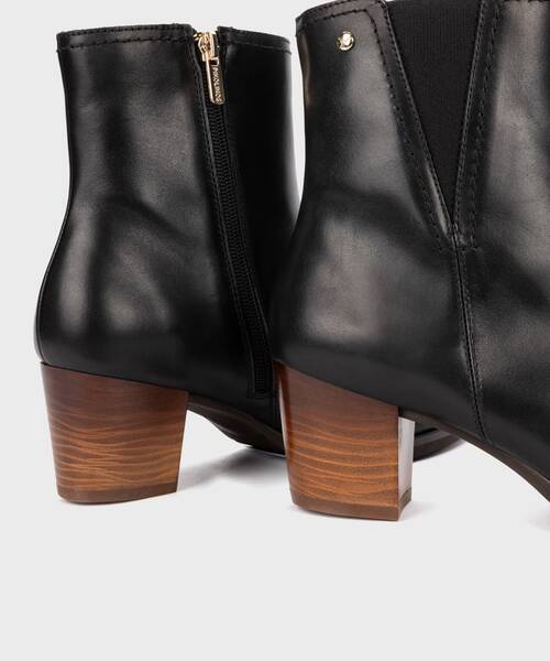 Bottines &agrave; Talons | ZAMORA W0E-8628 | BLACK | Pikolinos