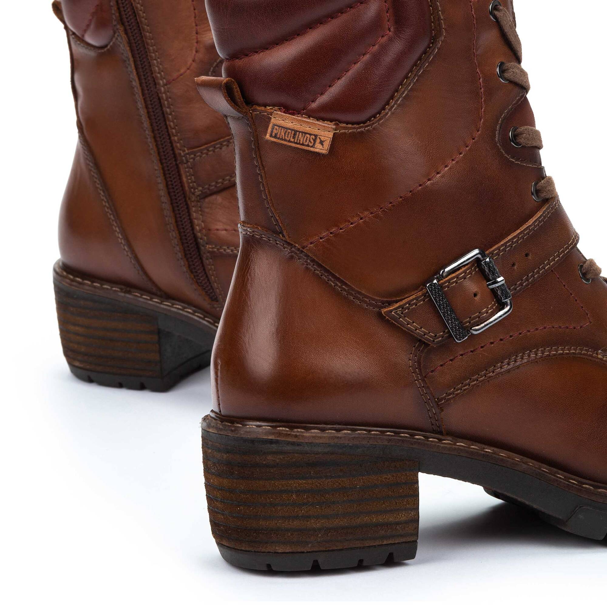 Pikolinos High Heel Ankle Boot Leather San Sebastia W1T
