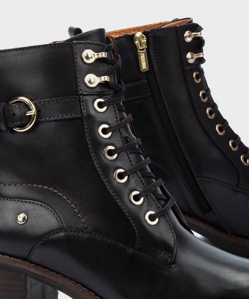 Bottines à Talons | LLANES W7H-8510 | BLACK | Pikolinos