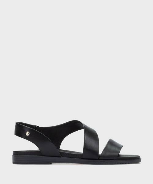 Flat sandals | FORMENTERA W8Q-0944 | BLACK | Pikolinos