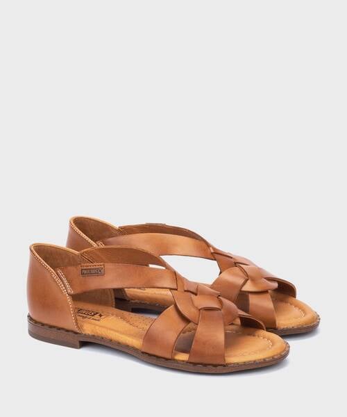 Flat Sandals | ALGAR W0X-0812 | BRANDY | Pikolinos