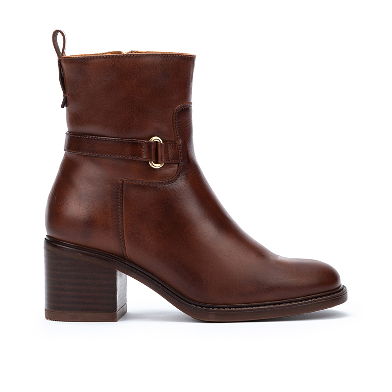 Pikolinos Botines de tacón de piel HUESCA W8X