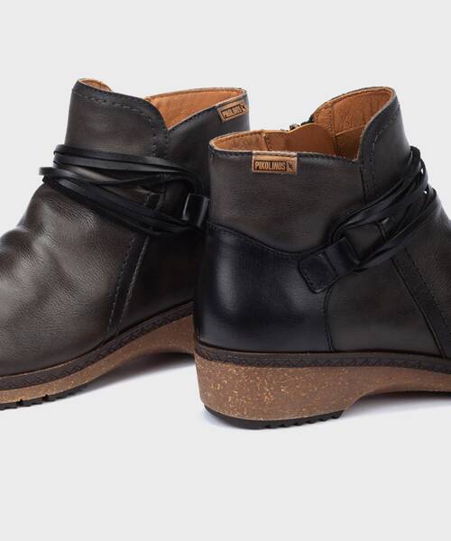 Flat Booties | GRANADA W0W-8980C1 | LEAD | Pikolinos