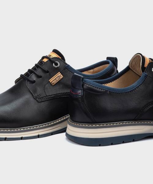 Sapatos casual | CANET M7V-4138 | BLACK | Pikolinos