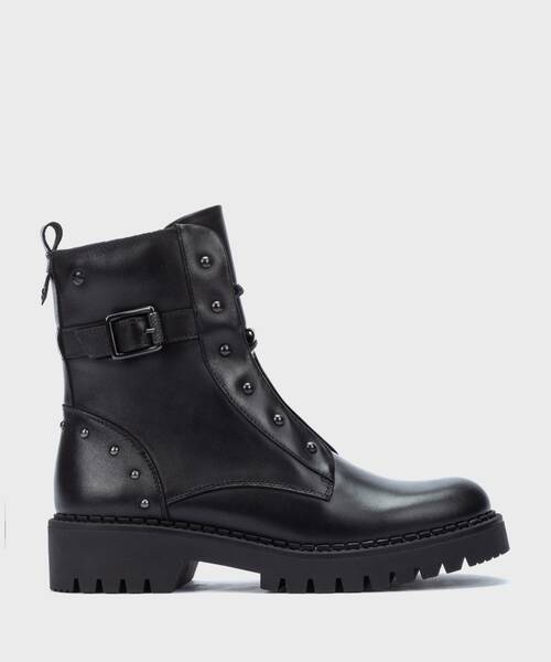 Botines planos | AVILES W6P-8556 | BLACK | Pikolinos