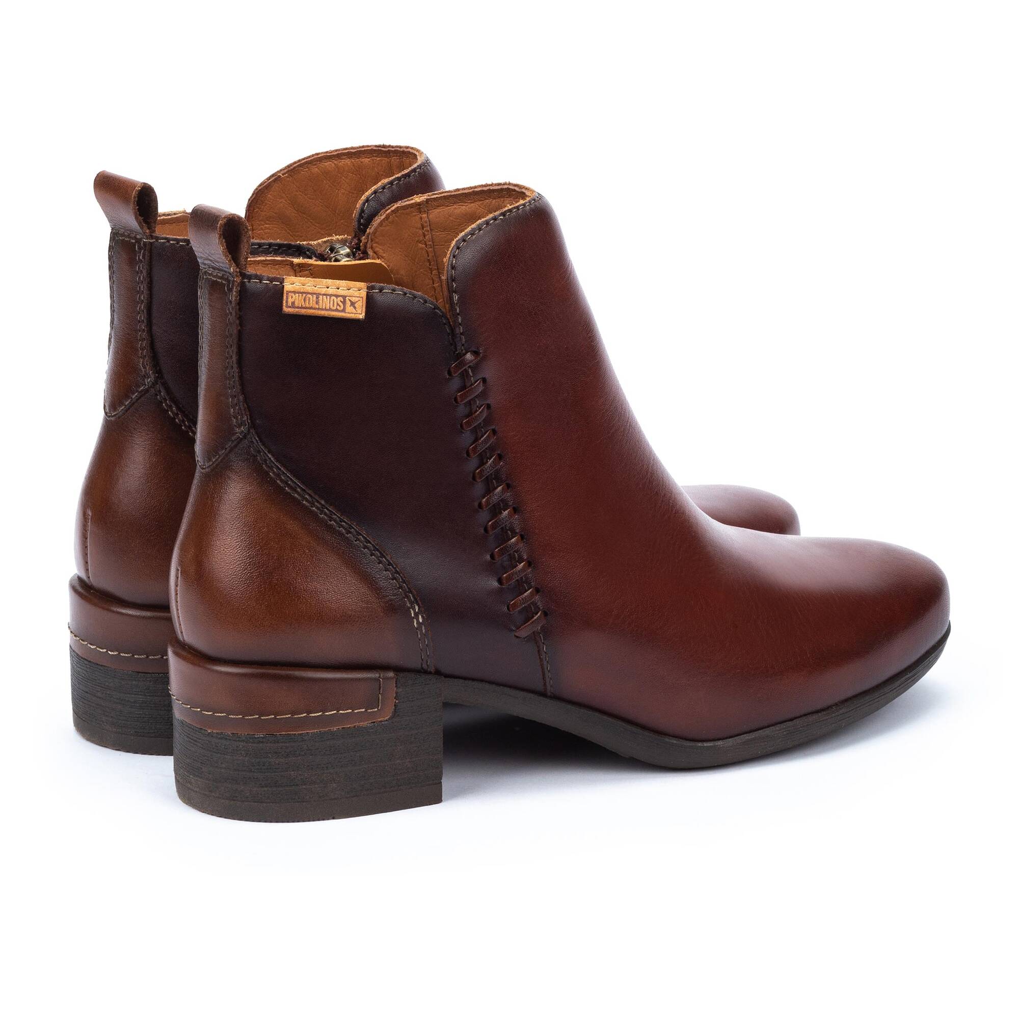 Heeled Booties | MALAGA W6W-8950C1, COGNAC, large image number 30 | null