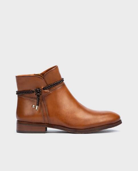 Botines planos | ROYAL W4D-8908 | BRANDY | Pikolinos