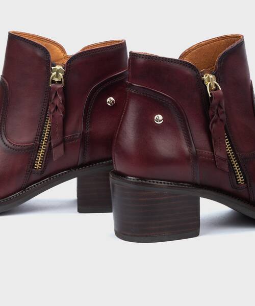 Botines con Tacón | BACAROT W2D-8674 | GARNET | Pikolinos