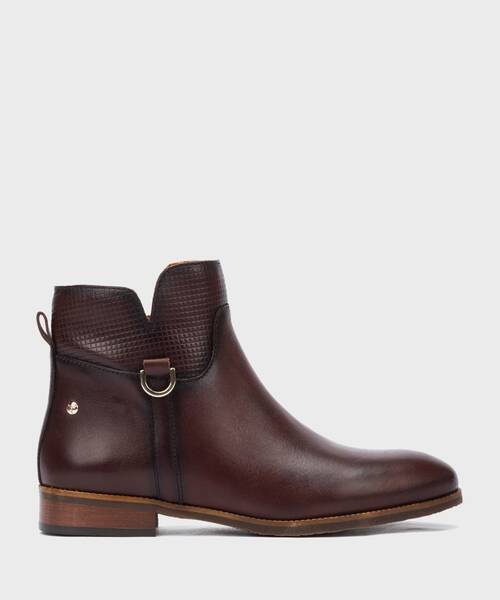 Botines planos | ROYAL W4D-8530 | CAOBA | Pikolinos
