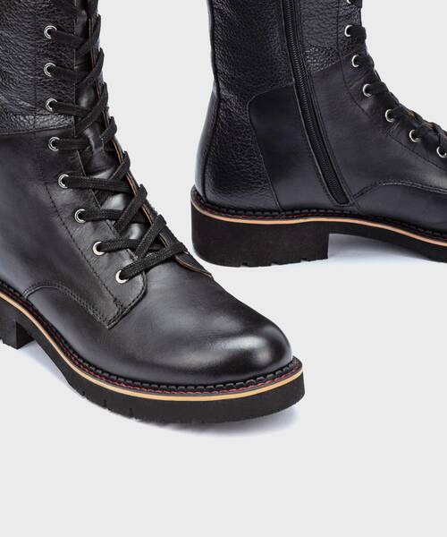 Botines planos | VICAR W0V-8954 | BLACK | Pikolinos