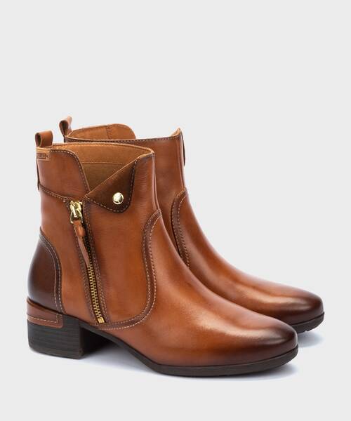 Ankle boots | MALAGA W6W-8526C1 | BRANDY | Pikolinos