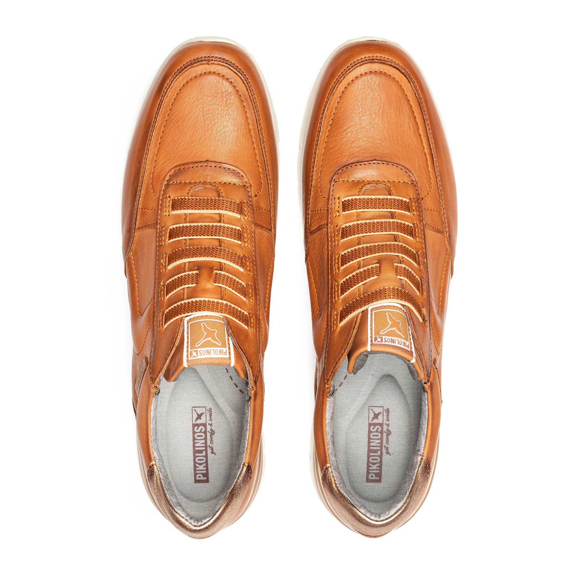 (取寄) ピコリノス レディース カンタブリア W4R-6731 PIKOLINOS women Cantabria W4R-6731 Brandy Women's trainers with elastic closure CANTABRIA W4R-6731 | PIKOLINOS