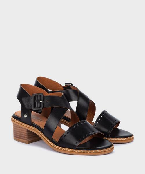 Sandals | BLANES W3H-1892 | BLACK | Pikolinos