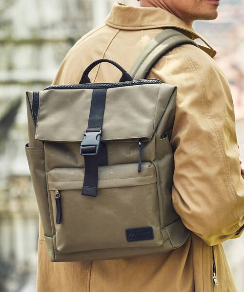 Men's fabric backpack , OLITE MHA , OLITE MHA-7501 , KAKI