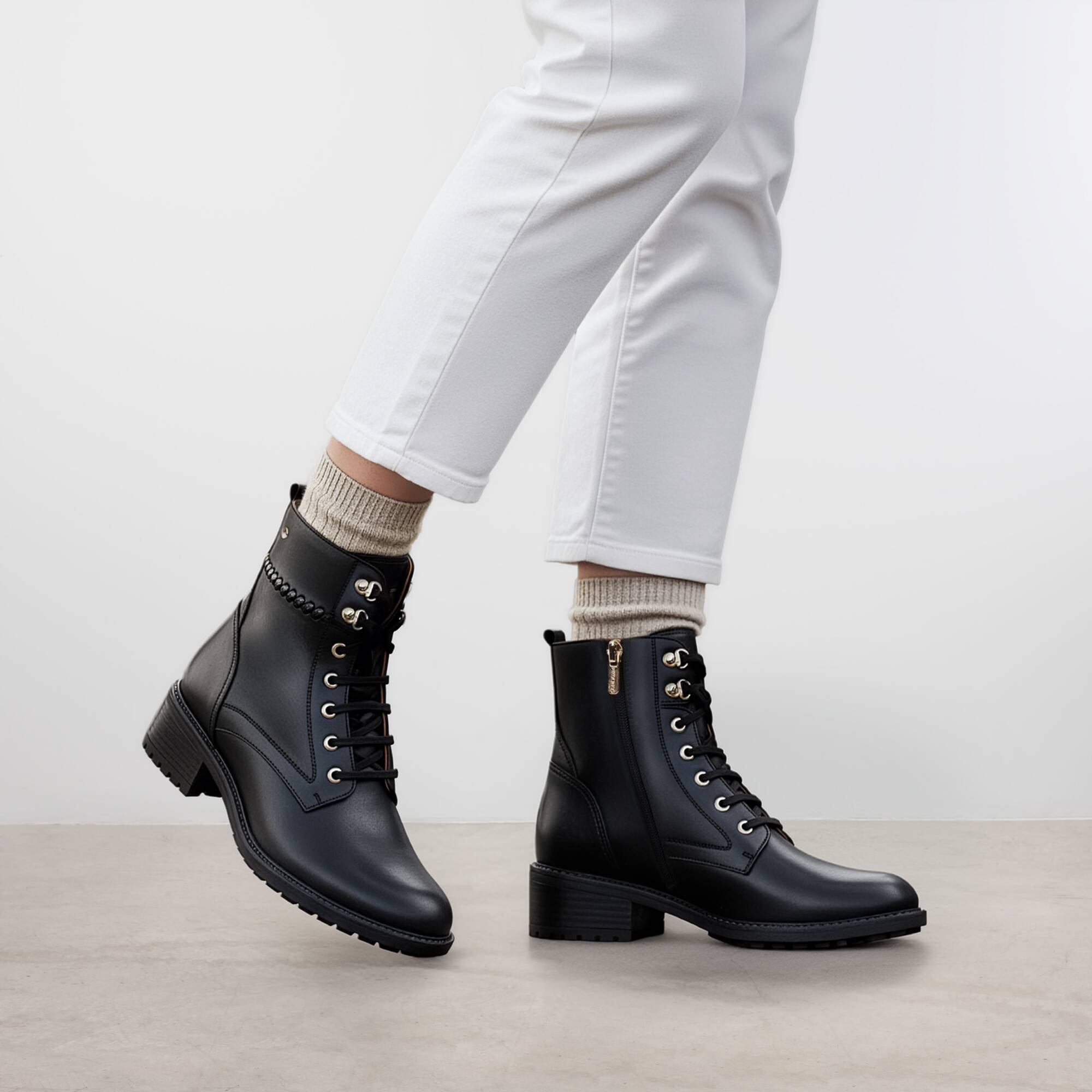 Heeled ankle boots | MEDINA W0D-8672, BLACK, large image number 90-W0D-8672_000_Pikolinos_MEDINA_BLACK_full.jpg | null