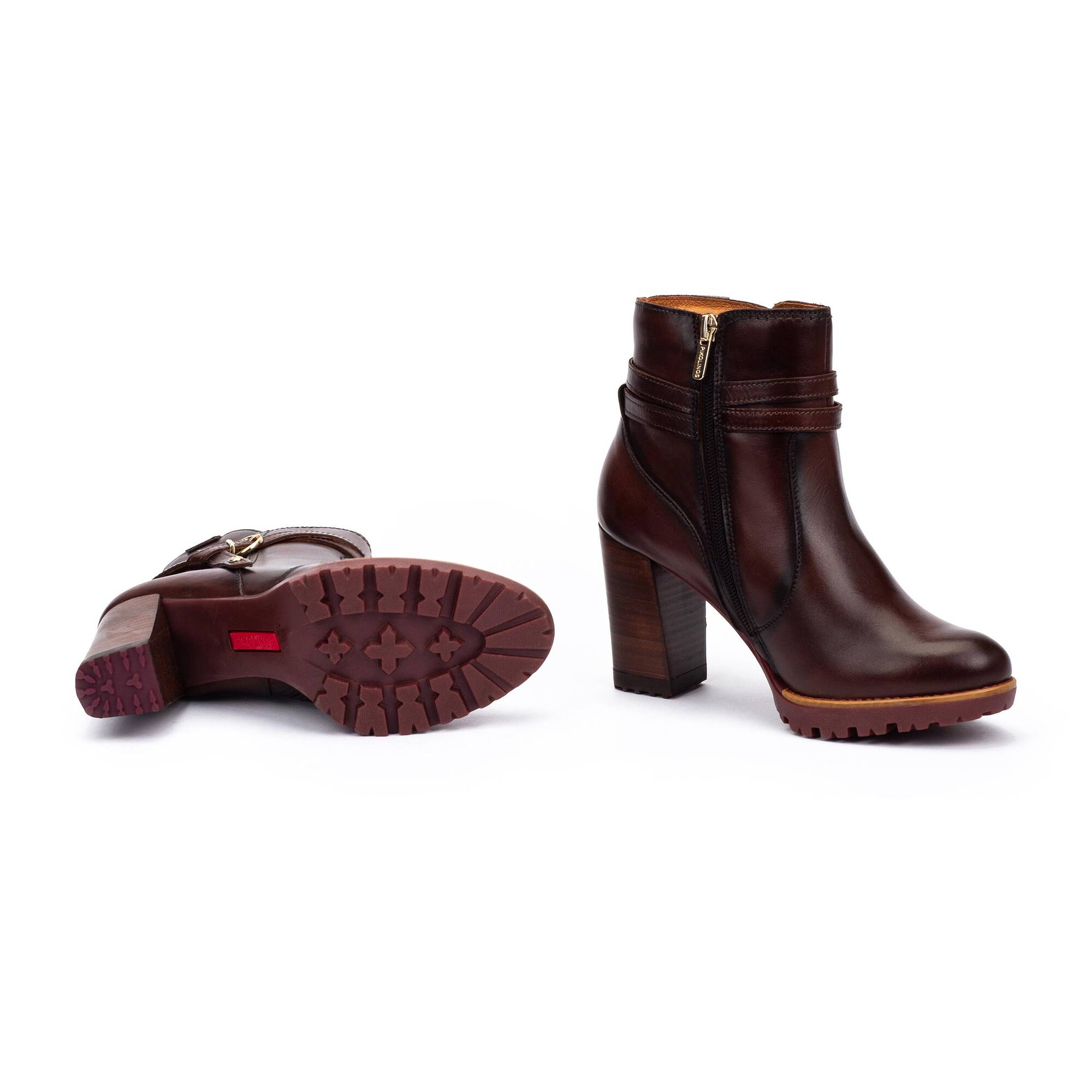 Heeled ankle boots | CONNELLY W7M-8806, CAOBA, large image number 70-W7M-8806_130_Pikolinos_CONNELLY_CAOBA_full.jpg | null