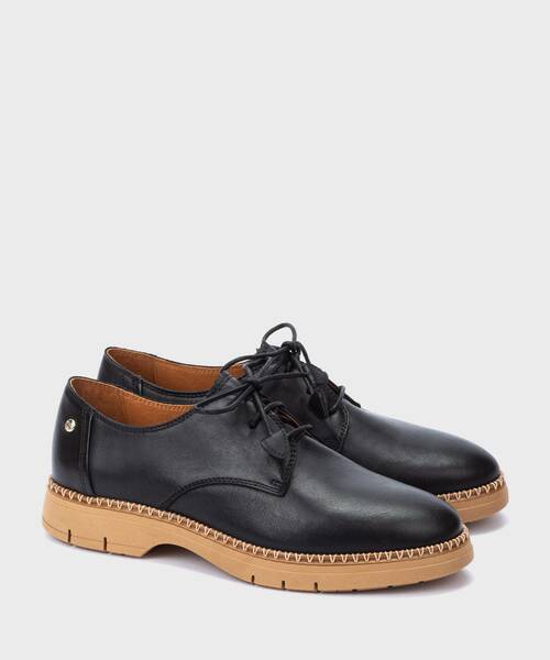 Platte schoenen | HENARES W1A-4857 | BLACK | Pikolinos
